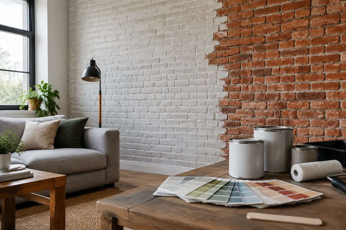 Comment choisir une peinture pour un mur en briques intérieur