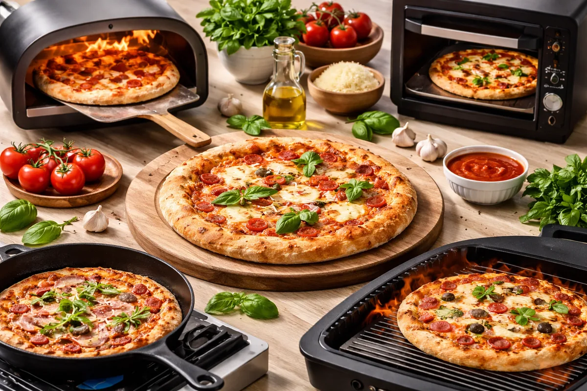 Comment réaliser une pizza maison en utilisant des méthodes de cuisson variées