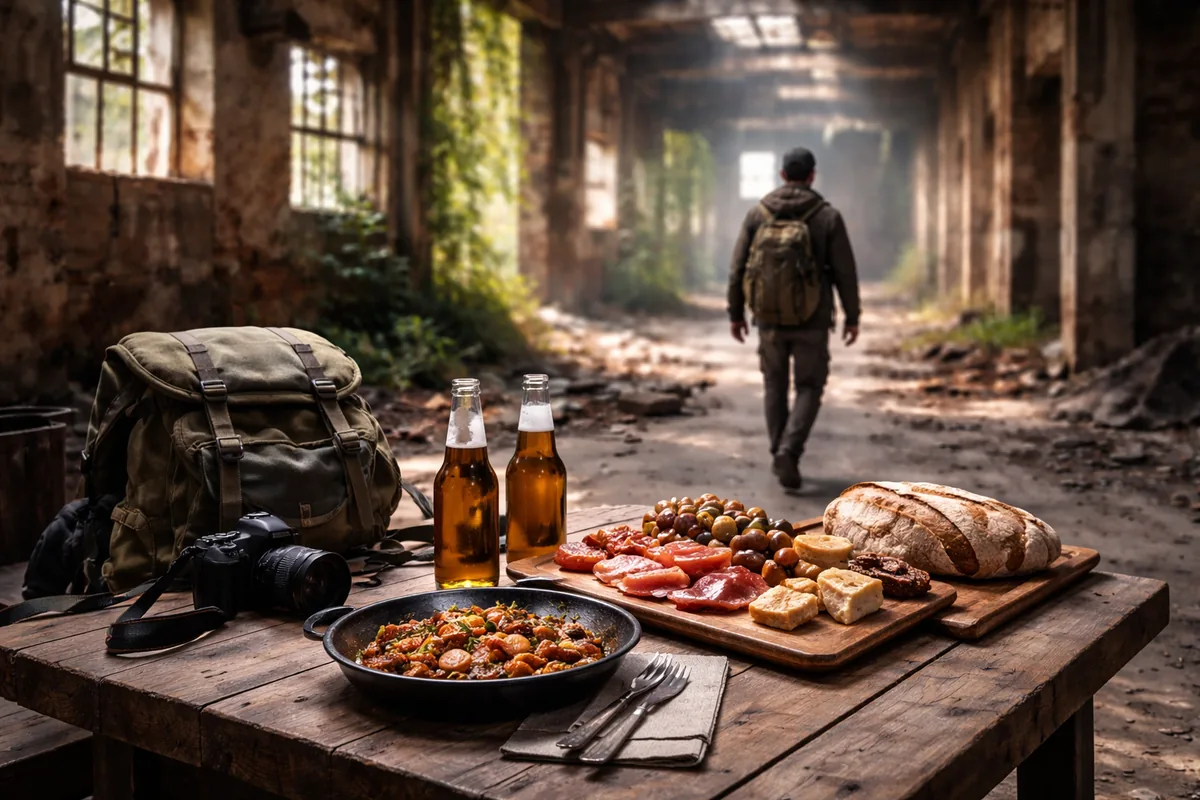 Comment découvrir la gastronomie locale lors d'un voyage urbex